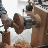 4.5" 4 Jaw Key Self-Centering Woodlathe Chuck, Thread 1-1/4"x8TPI", with Dovetail Jaws, Wood Screw, Thread adaptor to 1"x8TPI, Two Nylon Washers, Chuck Key and T Handle Key for Woodturning Lathe.